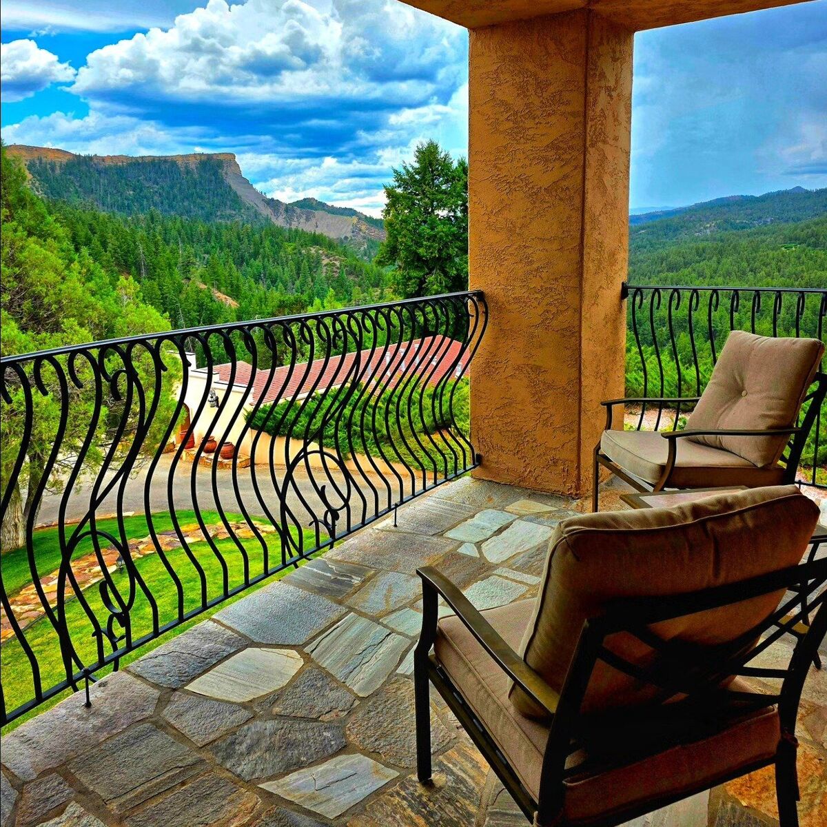 View from a private balcony, San Juan Mountains