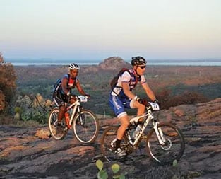 Mountain biking