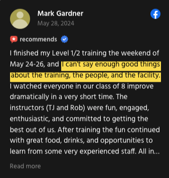 Mark Gardner review